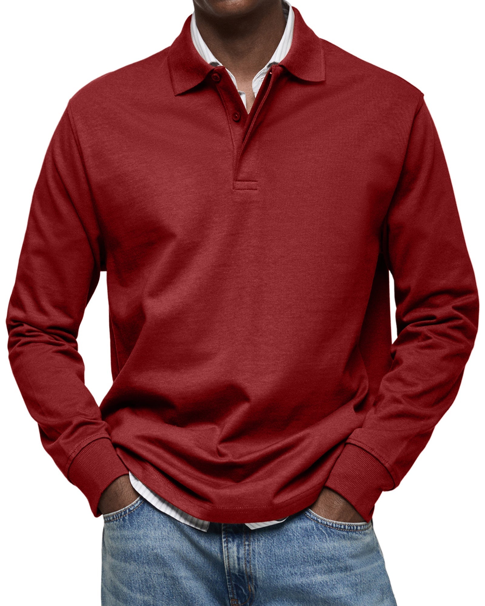 Tom | Classic Long Sleeve Polo