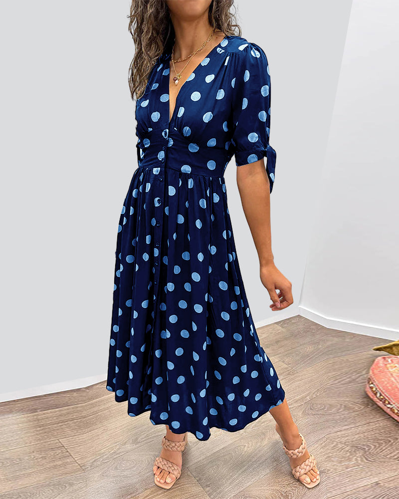 Chloe | Classic Polka Dot Dress
