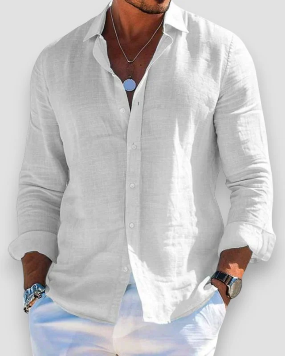 Nathan | Lightweight Casual Button-Up