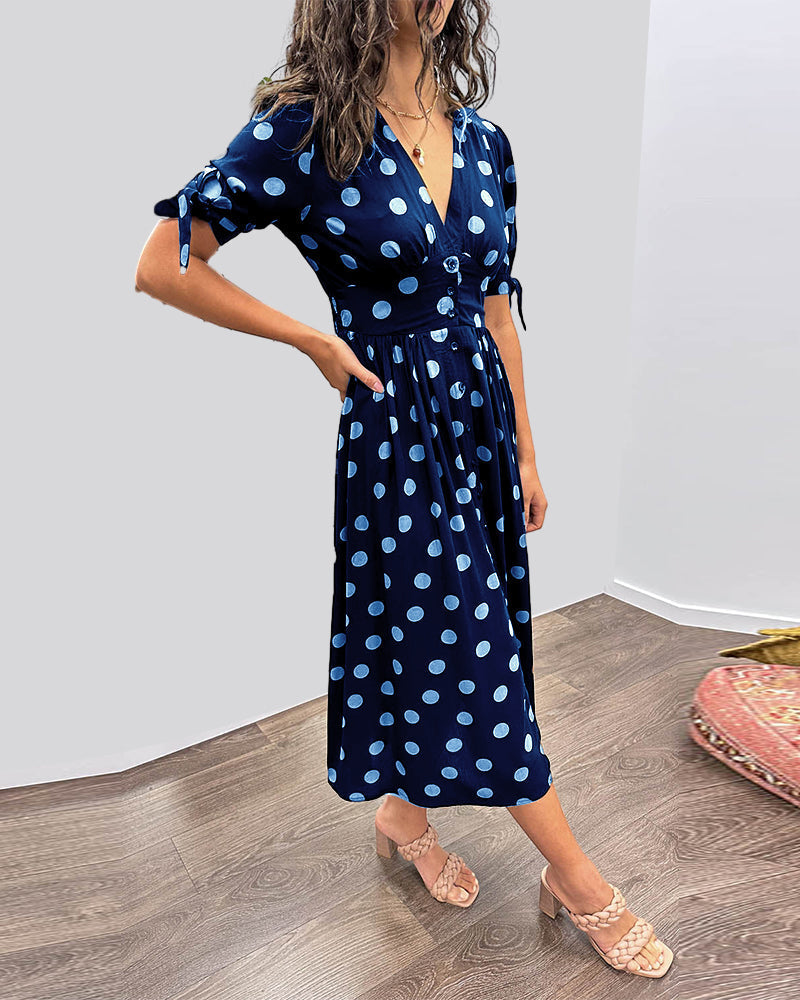 Chloe | Classic Polka Dot Dress