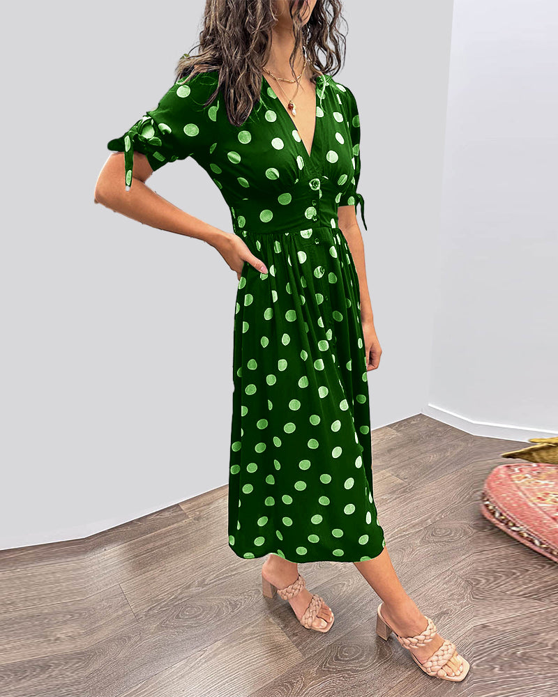 Chloe | Classic Polka Dot Dress