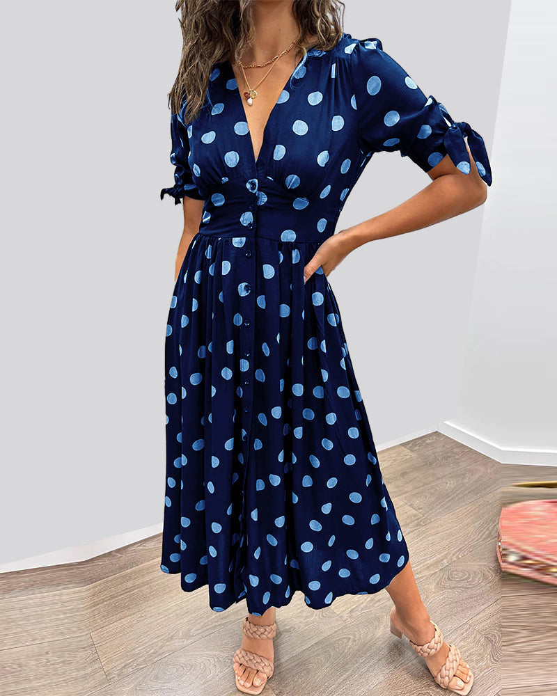 Chloe | Classic Polka Dot Dress