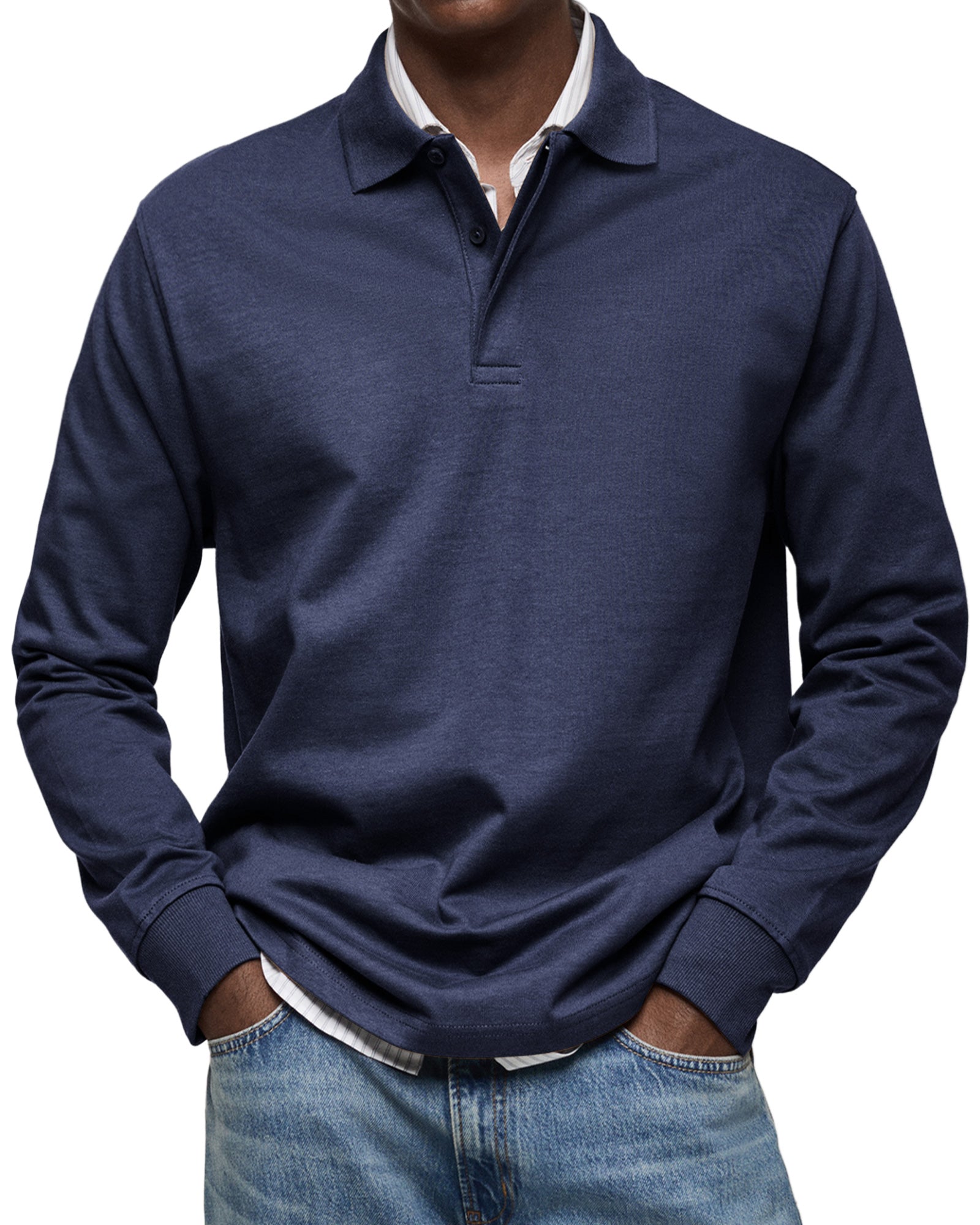 Tom | Classic Long Sleeve Polo