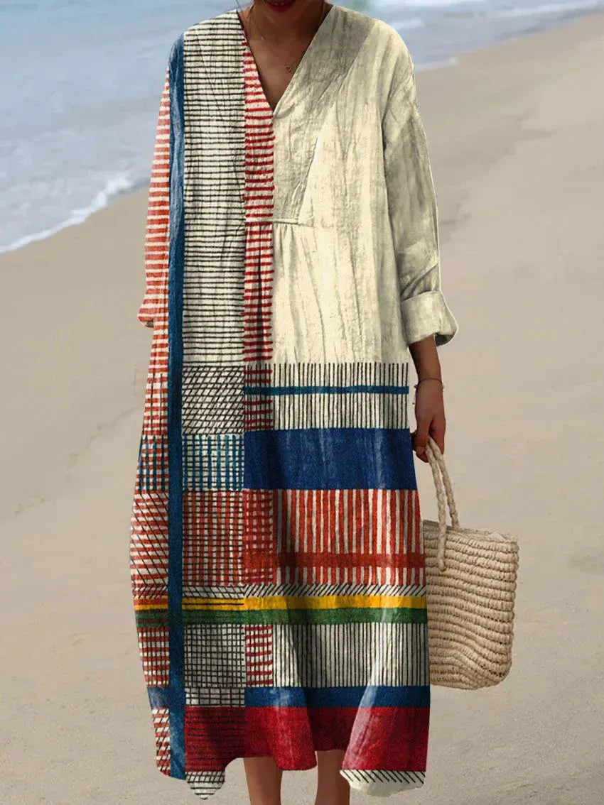 Susan | Elegant Geometric Dress