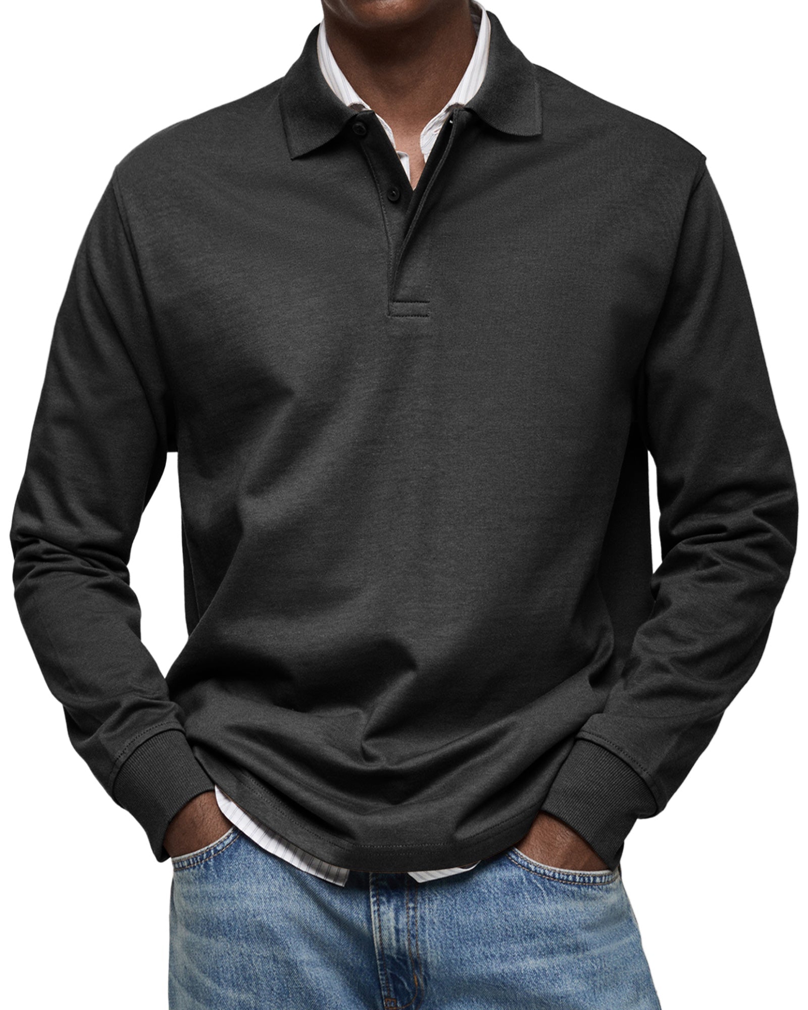 Tom | Classic Long Sleeve Polo