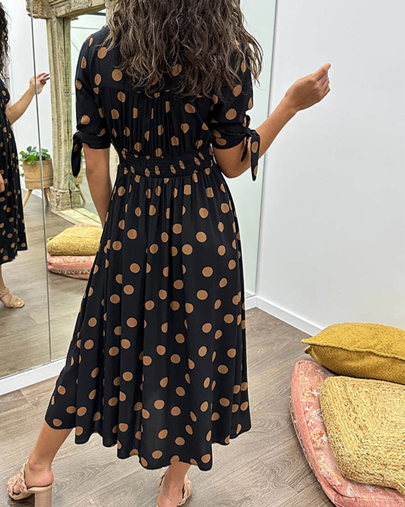 Chloe | Classic Polka Dot Dress