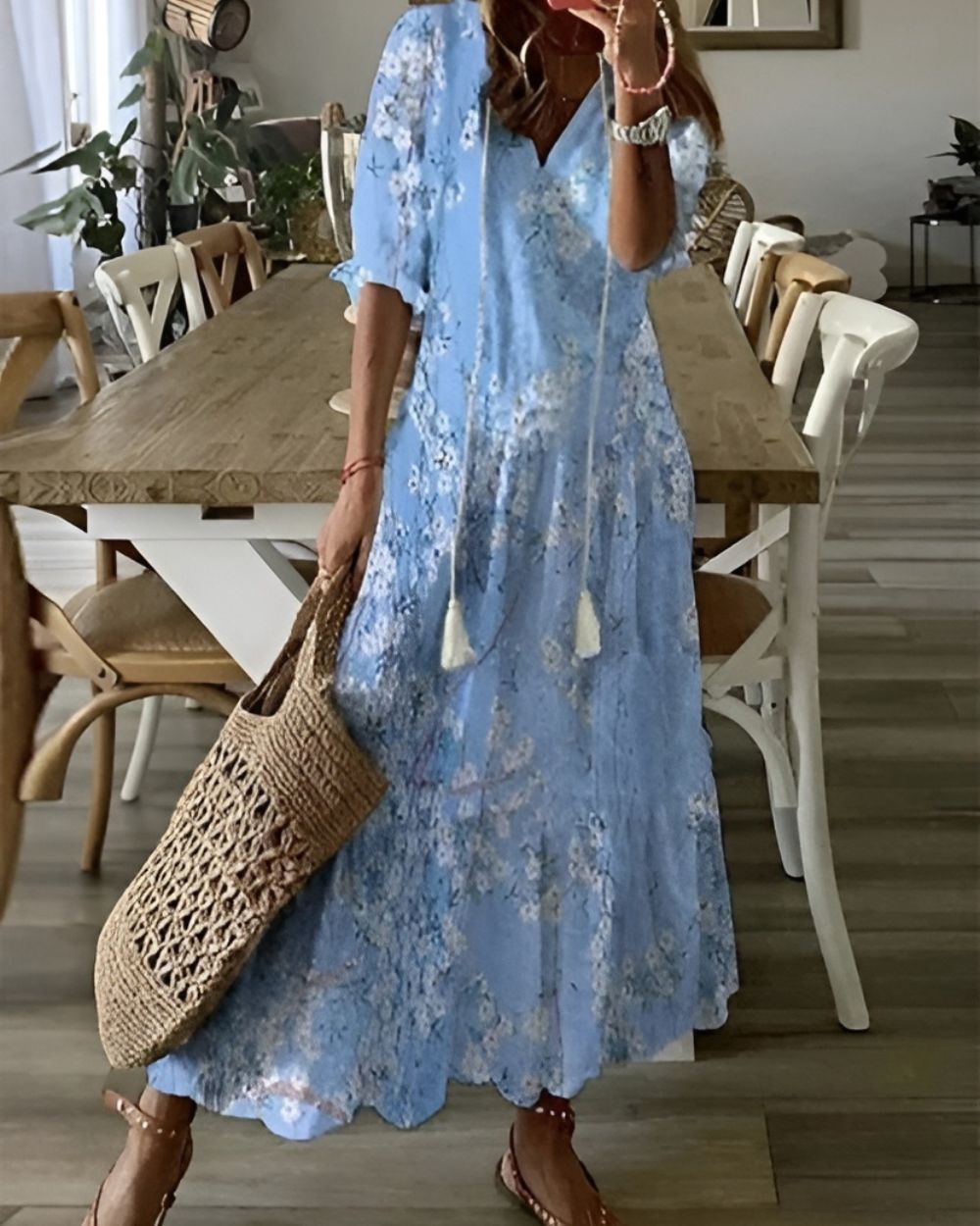 Celina | Bohemian Tummy-Covering Dress