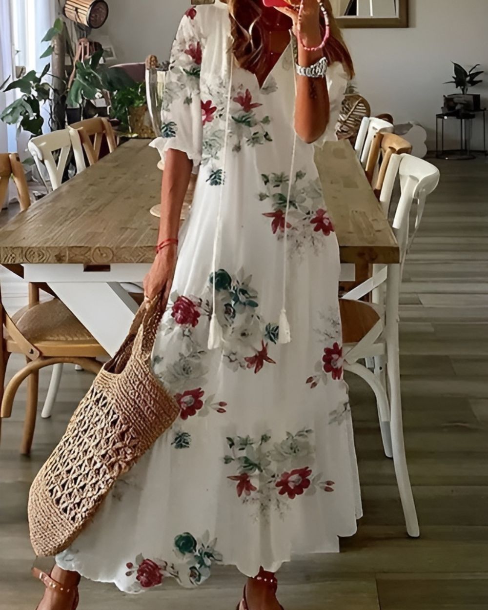 Celina | Bohemian Tummy-Covering Dress