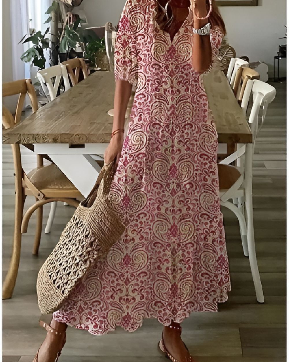 Celina | Bohemian Tummy-Covering Dress
