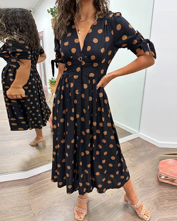 Chloe | Classic Polka Dot Dress